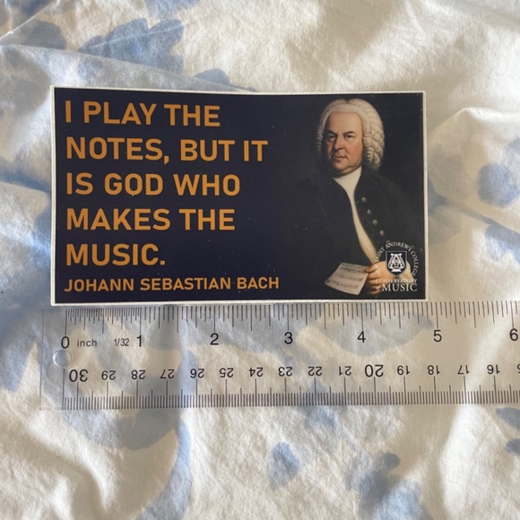 Js Bach sticker - Picture 2 of 6